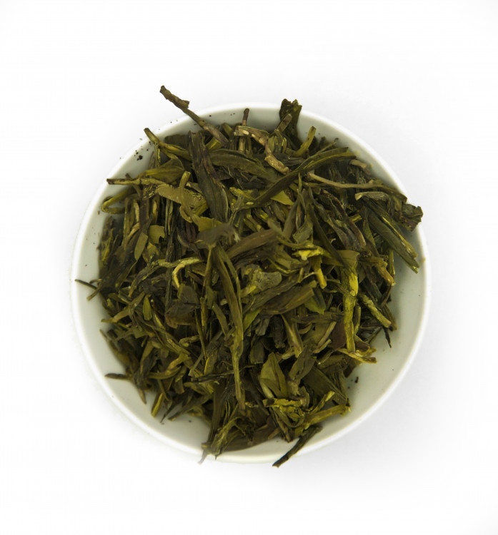 Китайский зеленый чай  "Лун Цзин"  (Колодец Дракона)